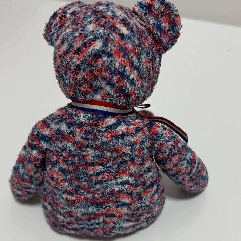 TY Beanie Baby USA the Bear USA Exclusive 8.5 inch Stuffed Animal